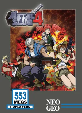 Metal Slug 4 box cover front